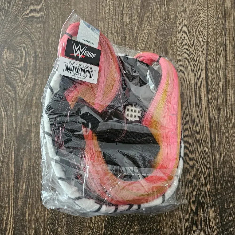 NWT WWE Alexa Bliss Lilly Costume Mask Wrestling Flex One Size